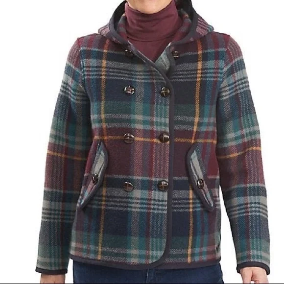 Woolrich plaid coat - Picture 13 of 14